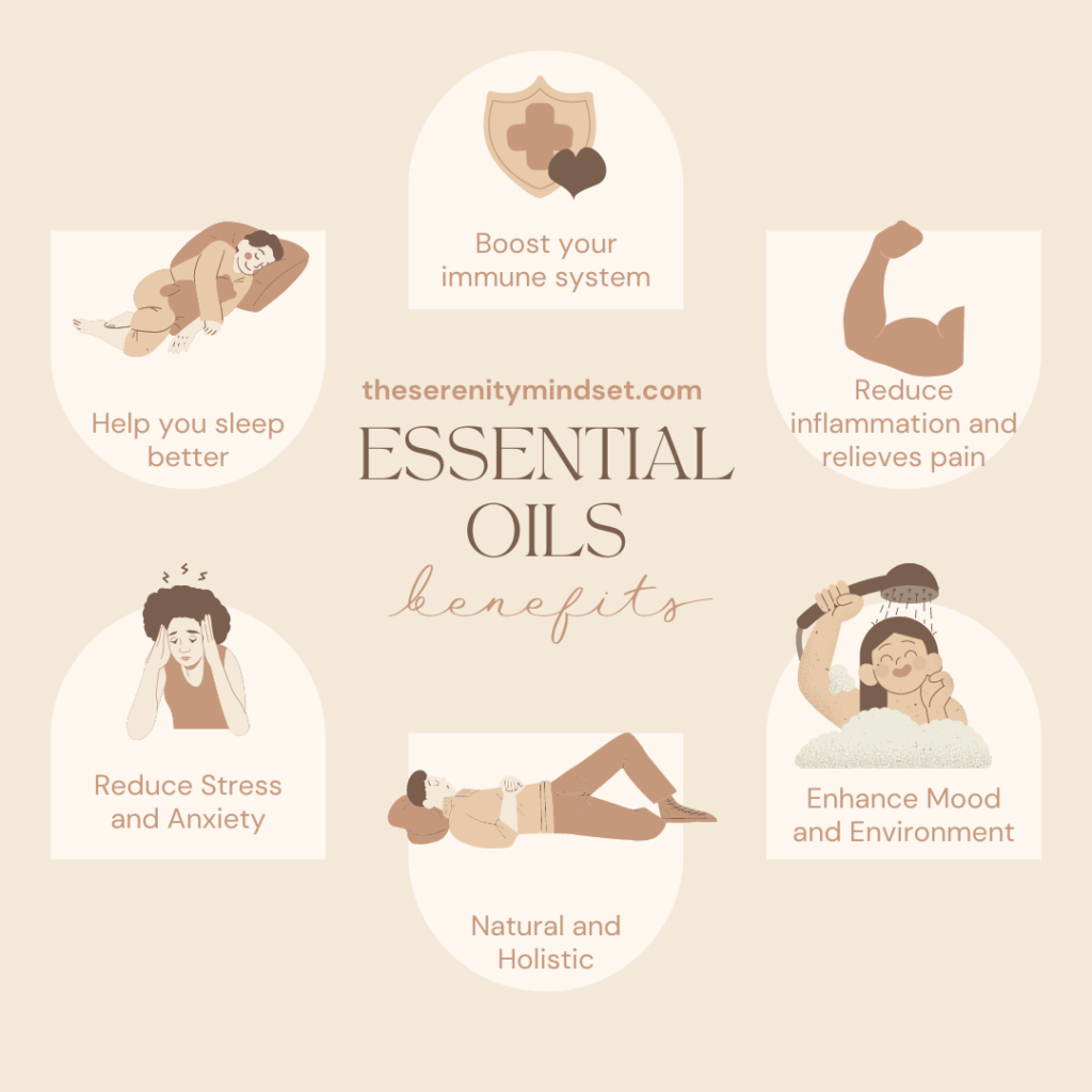 Essential Oil Benefits Infographics