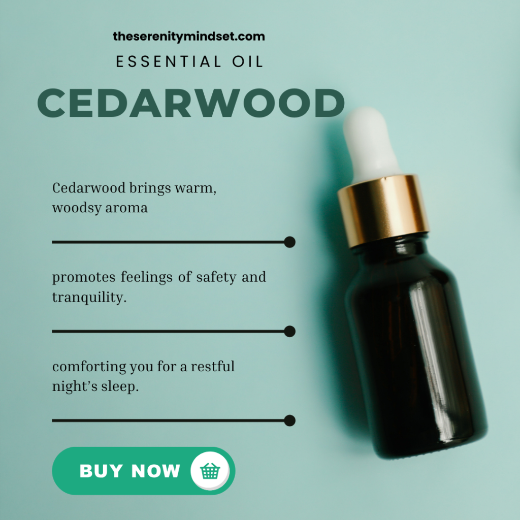 Essential Oils For Better Sleep - Cedarwood