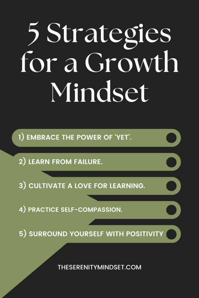 Infographics on Growth Mindset Strategies