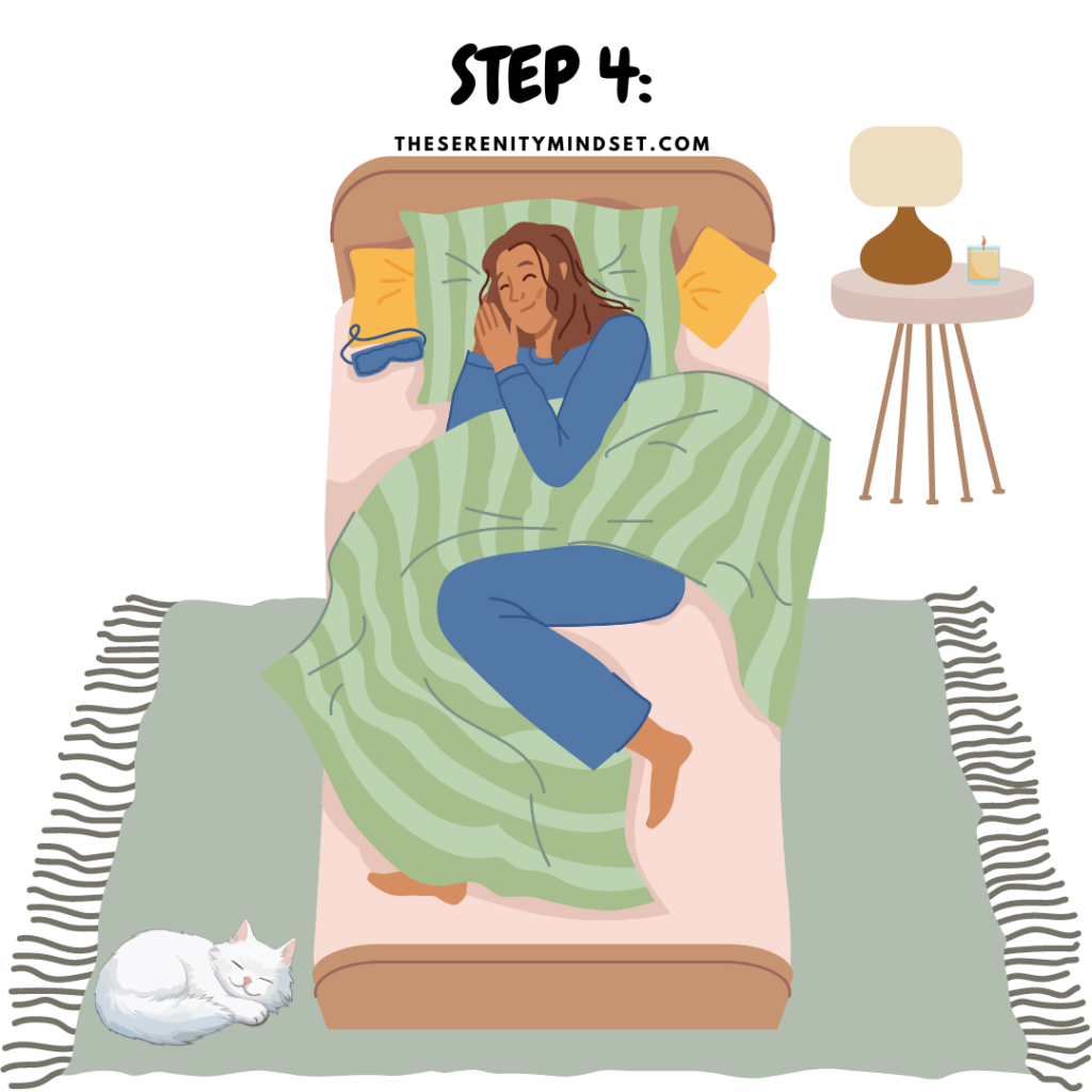 Steps on how to meditate in bed