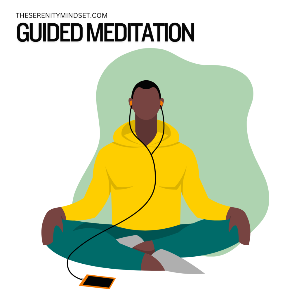 Meditation Techniques for beginners Infographics- Guided meditation