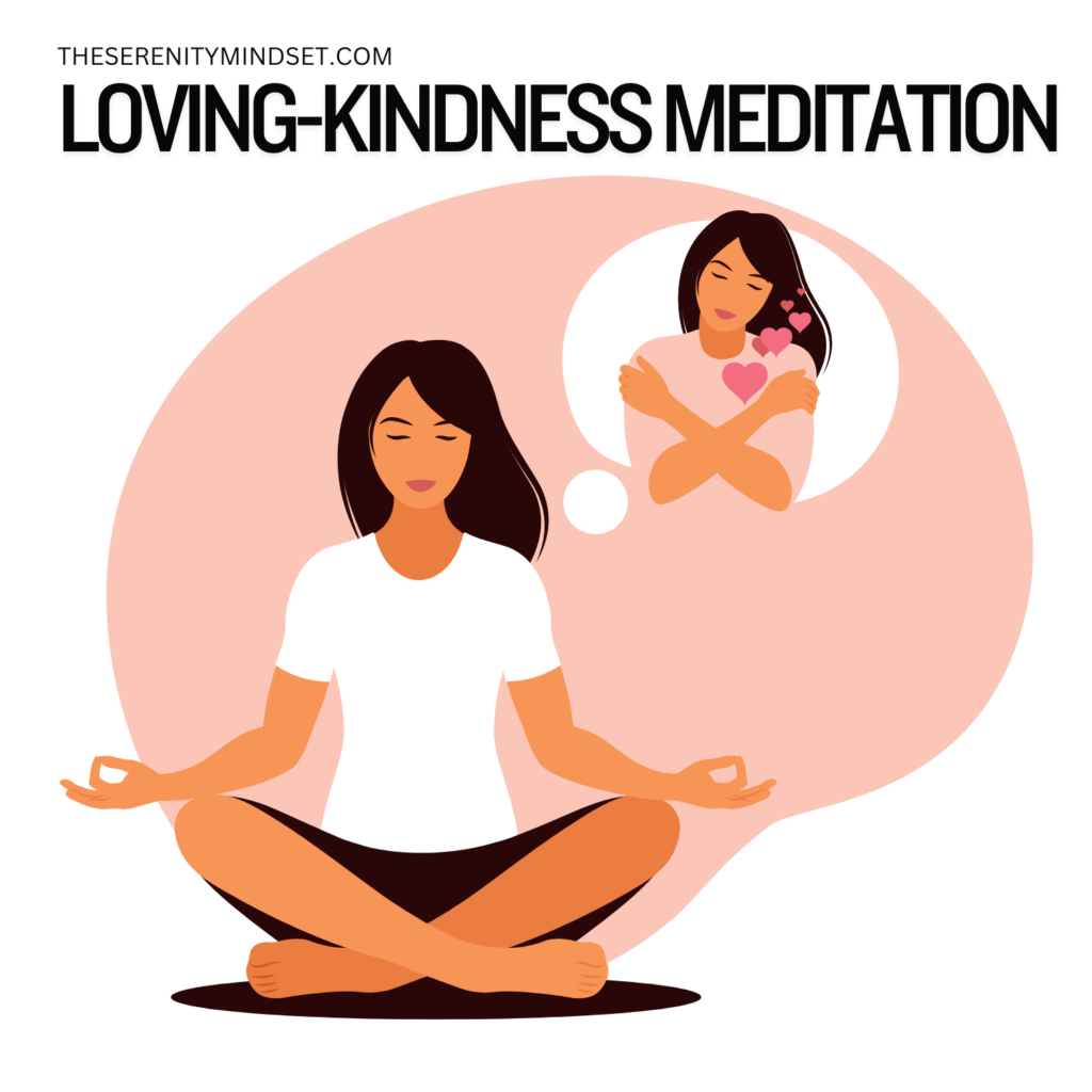 Meditation Techniques for beginners Infographics- Loving Kindness meditation