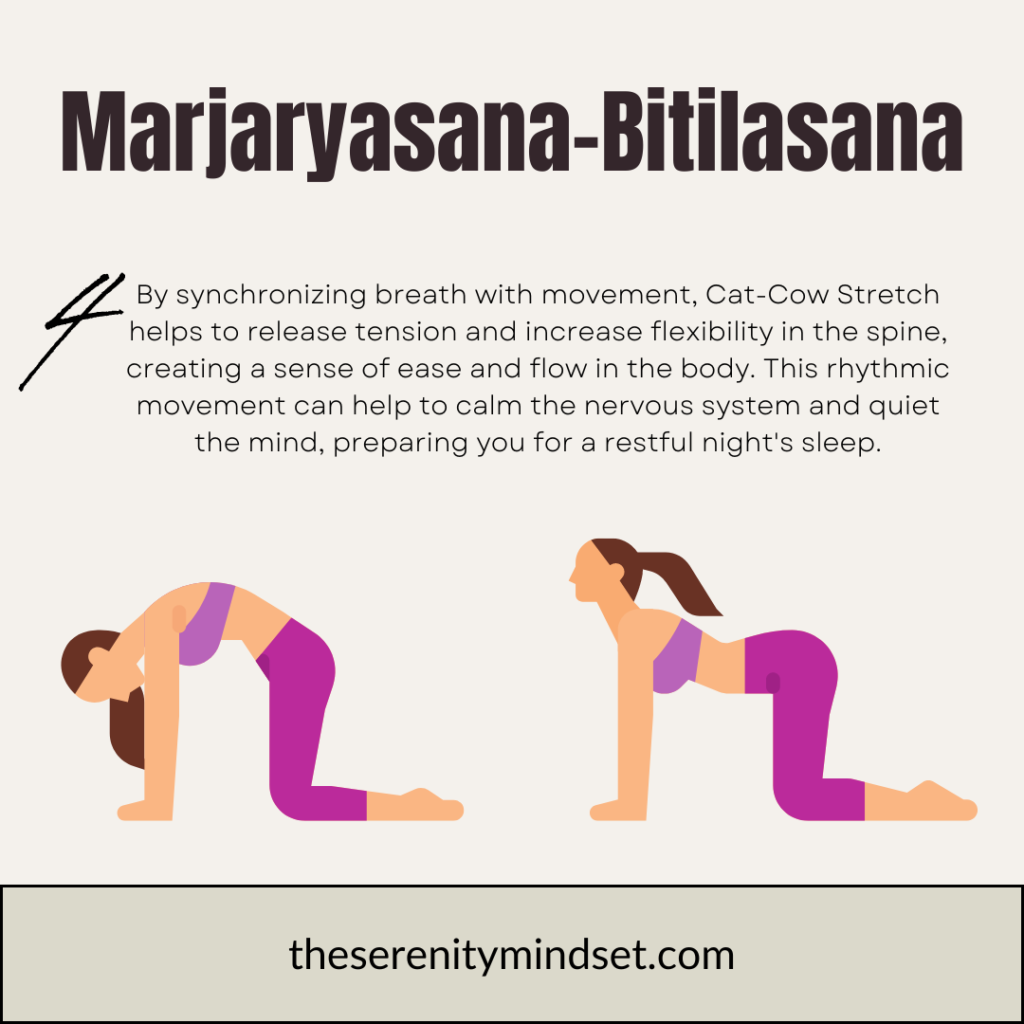 Yoga Poses for Sleep Infographics