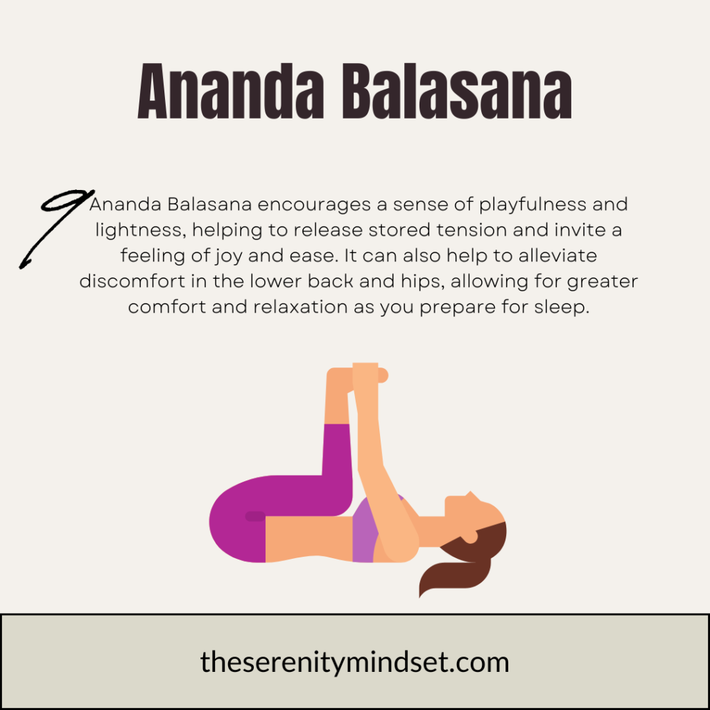 Yoga poses for sleep Infographics
