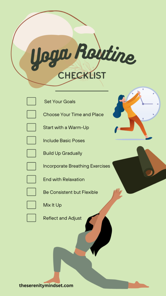 Yoga Routine Checklist