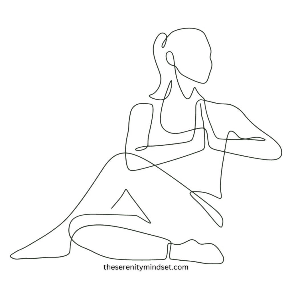 Woman doing a yoga pose. Benefits of daily yoga - Better Digestion